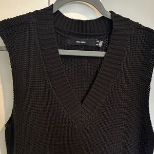 Vero Moda Black Ribbed Knit Vest